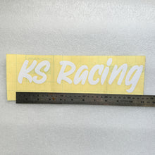Load image into Gallery viewer, KS RACING 28cm Vinyl Sticker Decal