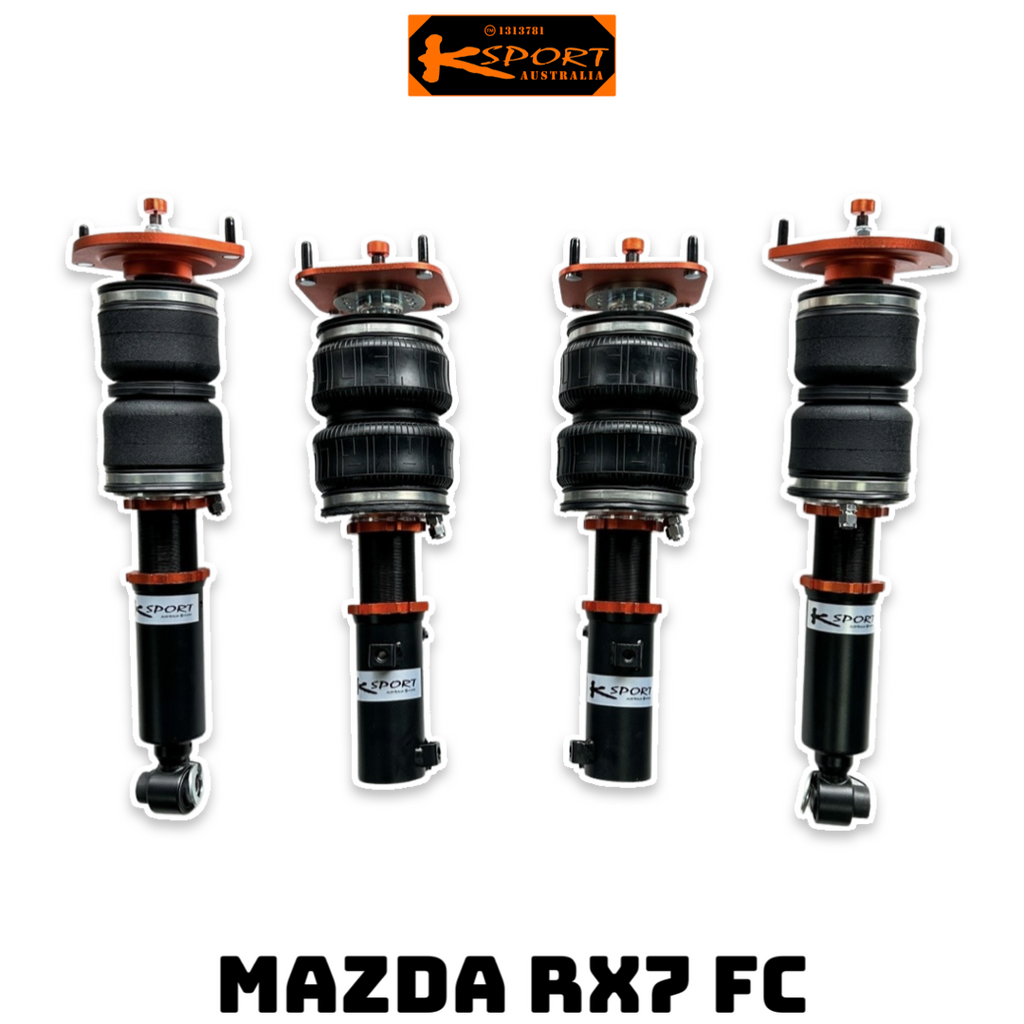 Mazda RX7 FC Air Suspension Air Struts Front and Rear - KS RACING
