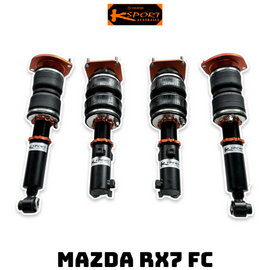 Mazda RX7 FC Air Suspension Air Struts Front and Rear - KS RACING