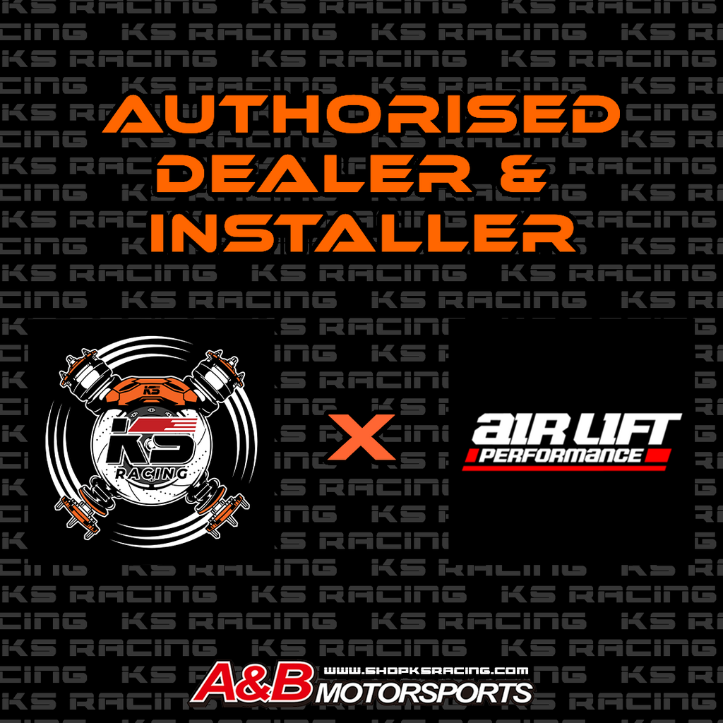 Audi A3 55mm 8V 15-UP Air Lift Performance 3P Air Suspension with KS RACING Air Struts