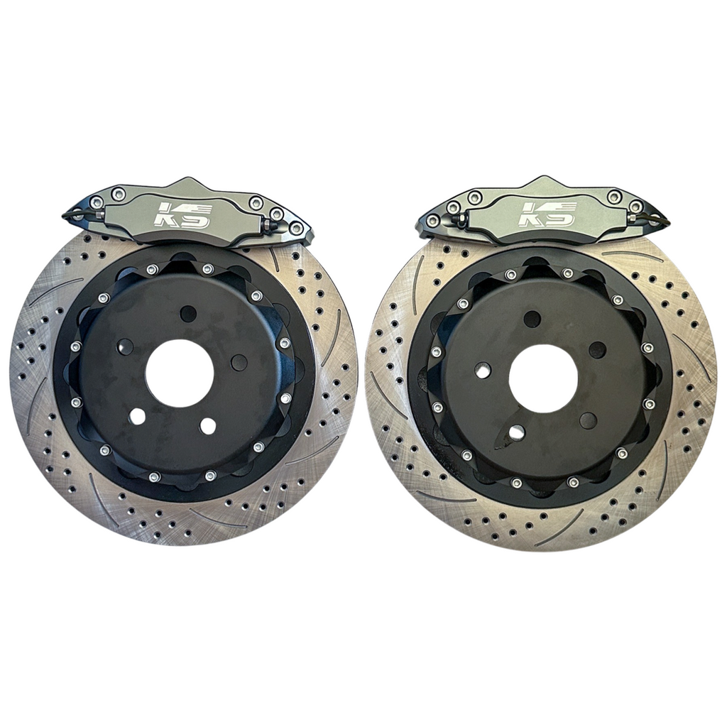 Kp Racing Brake Holden Commodore VN-VP Rear 4 Pot 356mm Disc - KS RACING BRAKE KIT