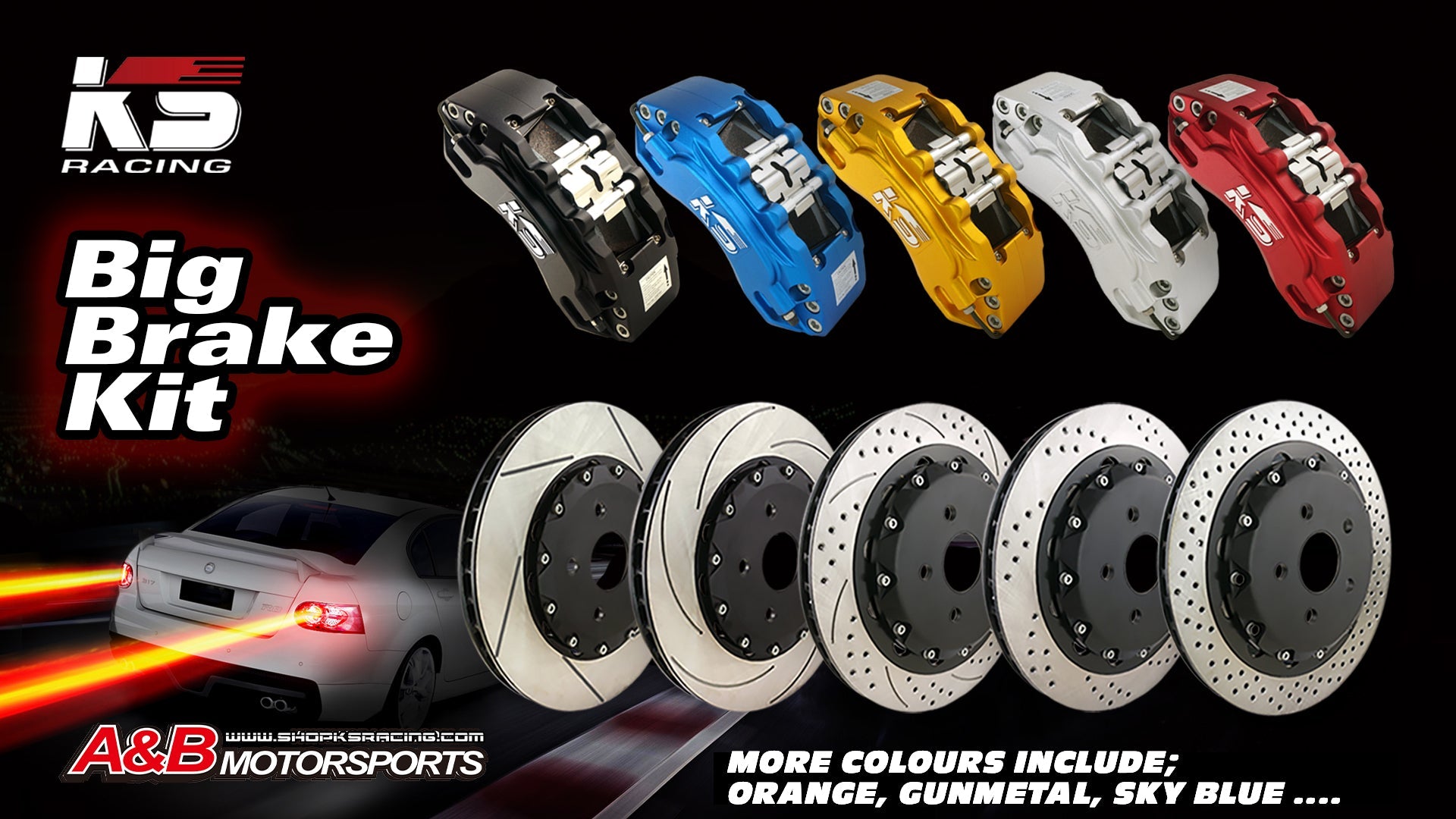 Holden Commodore VE Front 6 Pot 356mm Disc - KS RACING BRAKE KIT — KS Racing Australia