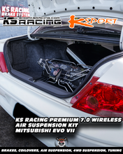 Load image into Gallery viewer, Mitsubishi Lancer Evolution 7 01-02 Premium Wireless Air Suspension Kit - KS RACING