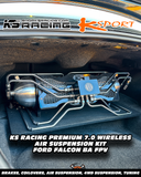 Ford Falcon Ute Premium Wireless Air Suspension Kit with 4 Link Kit - KS RACING