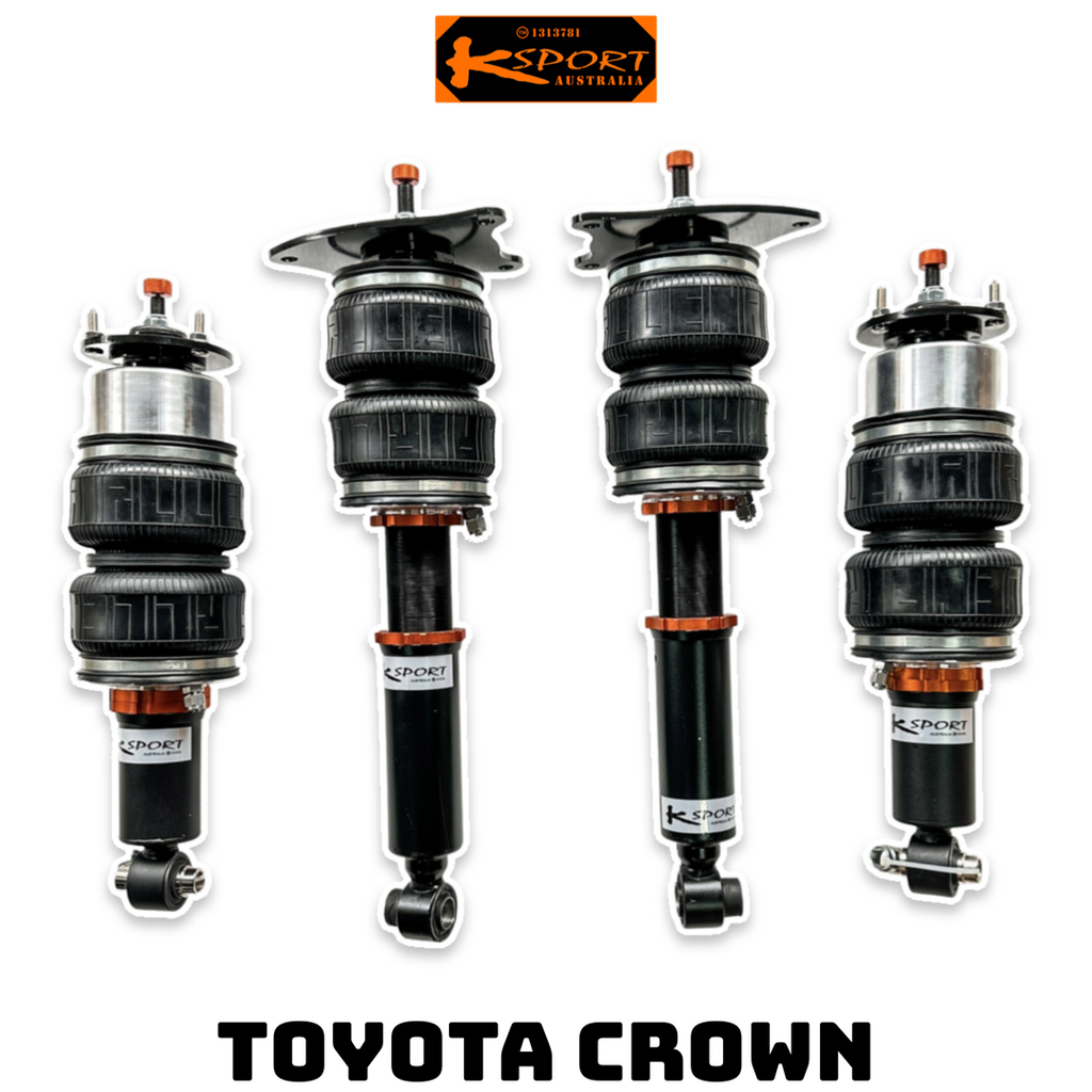 Toyota Crown 4WD S180 03-08 Premium Wireless Air Suspension Kit - KS RACING