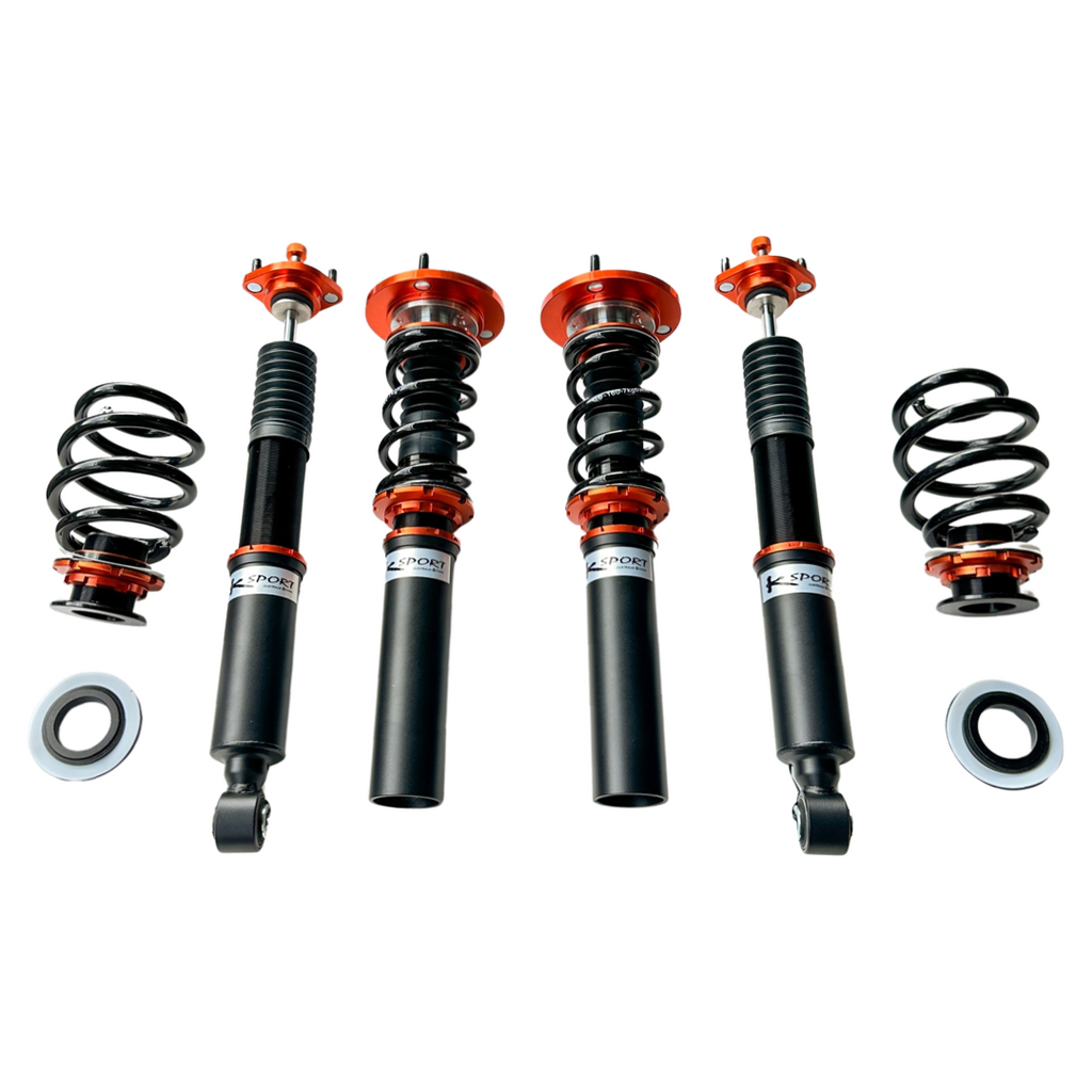 BMW 3-series strut dia. 45mm, Rr shock & spring separate (welding required for installation)  E30 325IX 85-91 - KSPORT COILOVER KIT