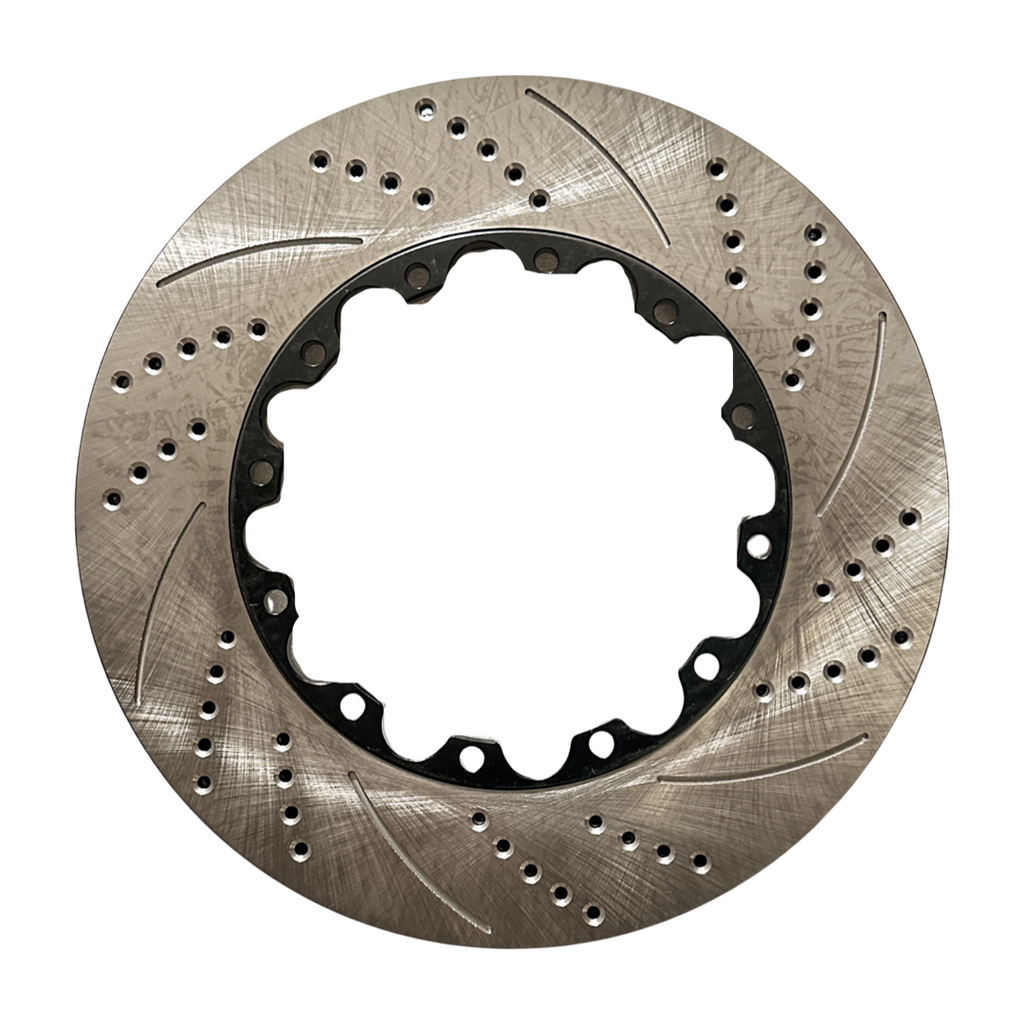 KS Brake Slotted & Drilled Rotor Front Pair 330mm