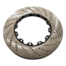 KS Brake Slotted & Drilled Rotor Front Pair 330mm