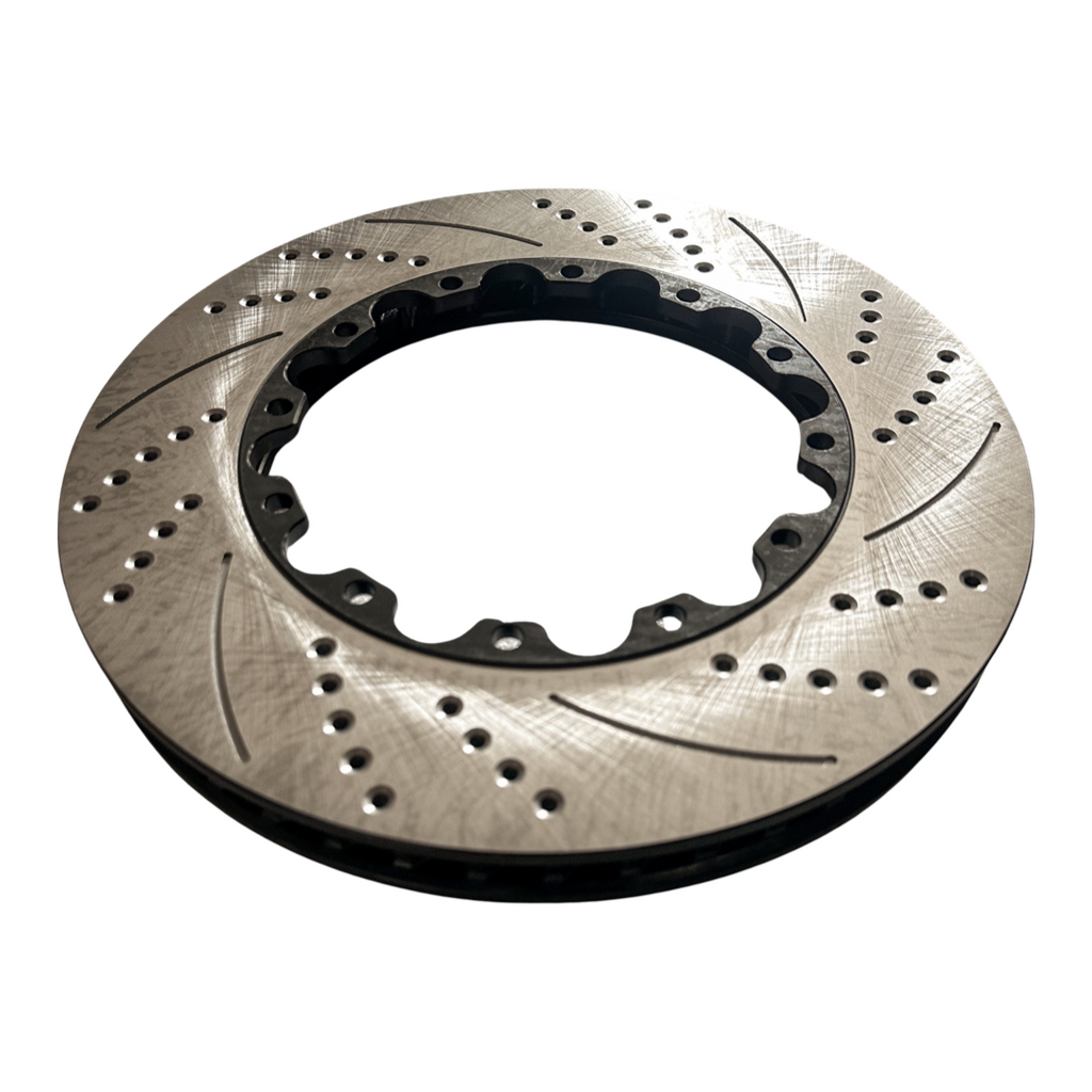 KS Brake Slotted & Drilled Rotor Front Pair 330mm