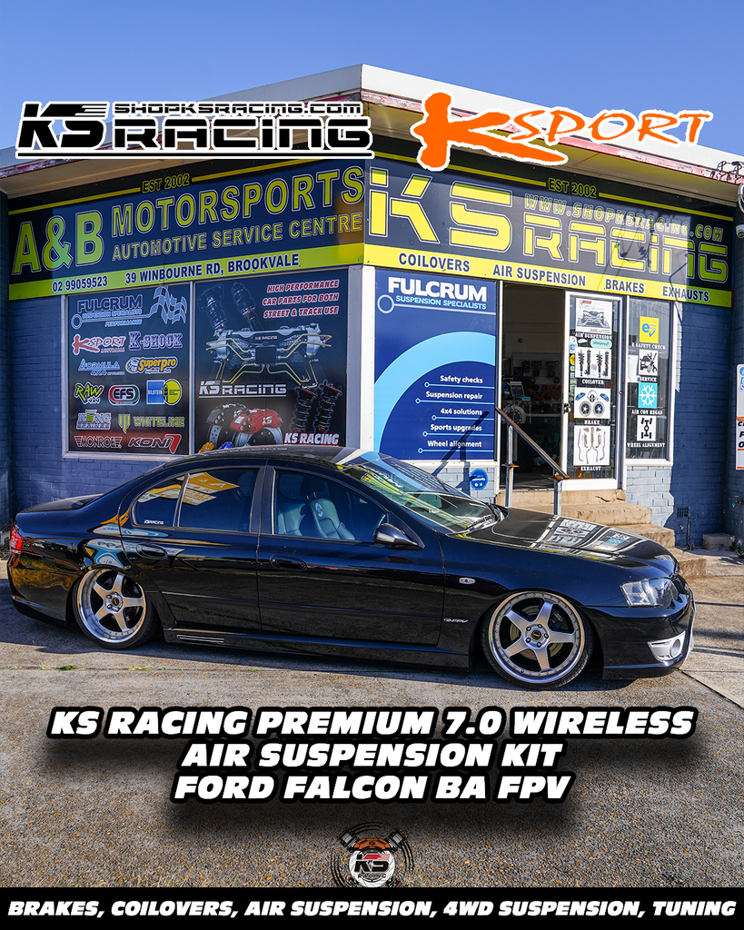 Ford Falcon Premium Wireless Air Suspension Kit - KS RACING