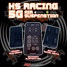 Load image into Gallery viewer, KS RACING Premium Wireless Air Suspension Kit OLED Remote Control, Bluetooth Phone App, Manual Back Up Switch