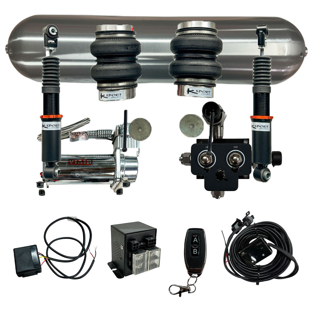 Ford Falcon BA-BF Rear Only Basic Air Suspension Kit with Wireless Remote - KS RACING