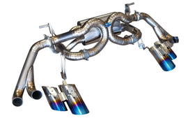 Lamborghini Huracan LP610-4 & LP580-2 2015-2020 Titanium Exhaust with valve function, Titanium upgrade exhaust tips included