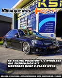 Mercedes Benz C-Class W204 C63 AMG 07-14 Premium Wireless Air Suspension Kit - KS RACING