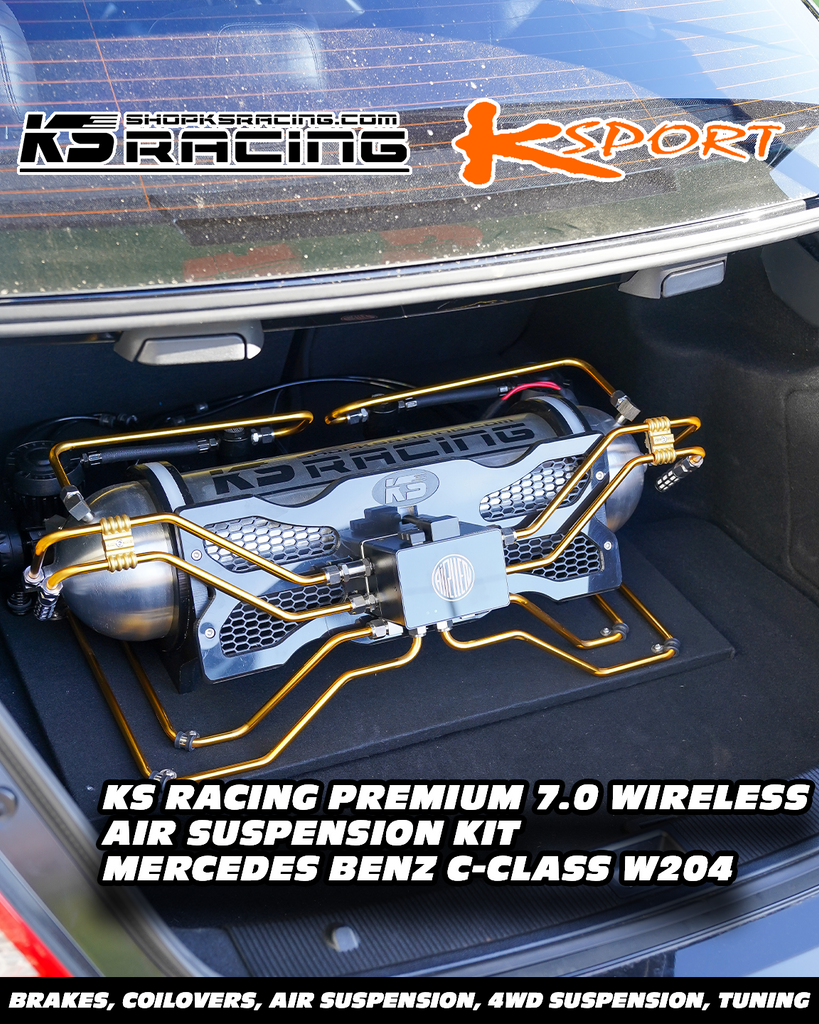 Mercedes Benz E180 AWD W212/S212 10-16 Premium Wireless Air Suspension Kit - KS RACING