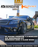 Mercedes Benz C-Class W204 4WD 07-14 Premium Wireless Air Suspension Kit - KS RACING