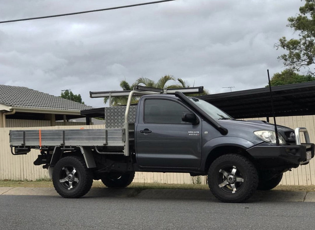 TWIN N70 HILUX (2005-2015) 4" Stainless Steel Snorkel Kit