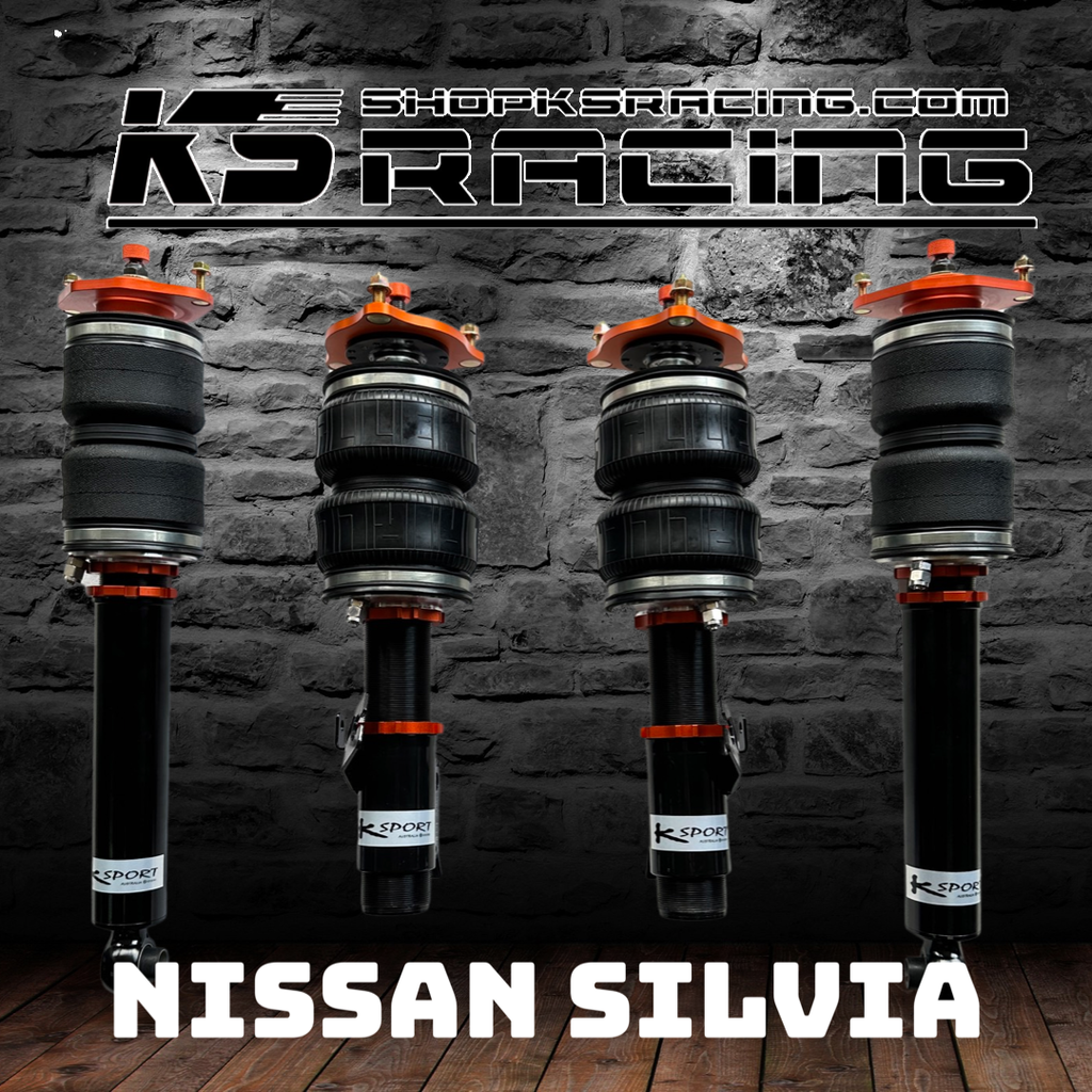 Nissan Silvia 180SX Premium Wireless Air Suspension Kit - KS RACING