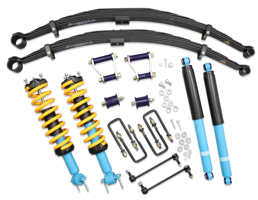 2 Inch 50mm Formula ReadyStrut 4x4 Lift K2 Inch 50mm Formula 4x4 Lift Kit with Height Adjustable ReadyStruts to suit Ford Ranger PY, P703 & VW Amarok T1A, T1B 2022-on - FULCRUM