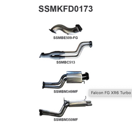 FALCON FG XR6 TURBO 2.5IN DUAL TURBO BACK - MANTA PERFORMANCE