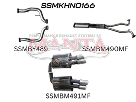 VE V8 SEDAN WAGON 2.5IN CATBACK MUFFLER/MUFFLER - MANTA PERFORMANCE