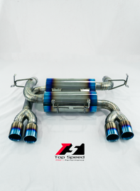 BMW E90 E92 E93 M3 Coupe Sedan 08-13 100% Full Titanium Rear Section Exhaust Systems - Top Speed