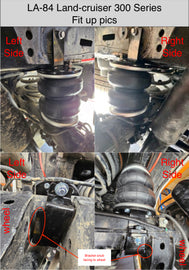 Toyota LandCruiser 300 Series Load Assist Airbags - BOSS AIR