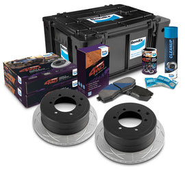 Rear Brake Upgrade Kit to suit Toyota Land Cruiser 80 Series 1990-1997 - BENDIX