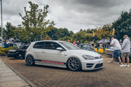Volkswagen Golf R 15-22 Air Lift Performance 3P Single ViAir 444c Air Suspension with KS RACING Air Struts