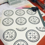 Meredith Metalworks Slap Stickers