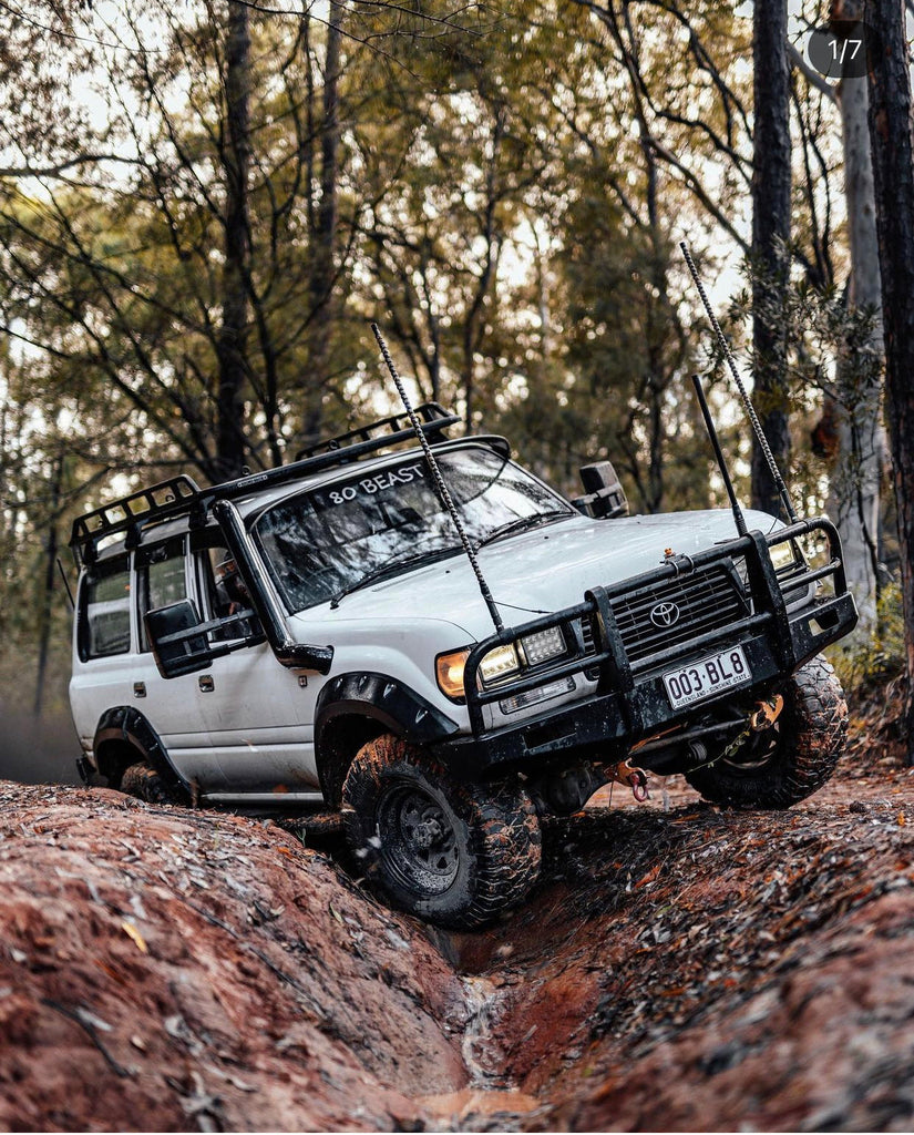 80 Series LandCruiser (1990–1998) 4" Stainless Steel Snorkel Kit