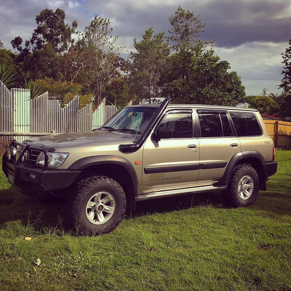 TWIN GU Patrol (Y61) 4" Stainless Steel Snorkel Kit