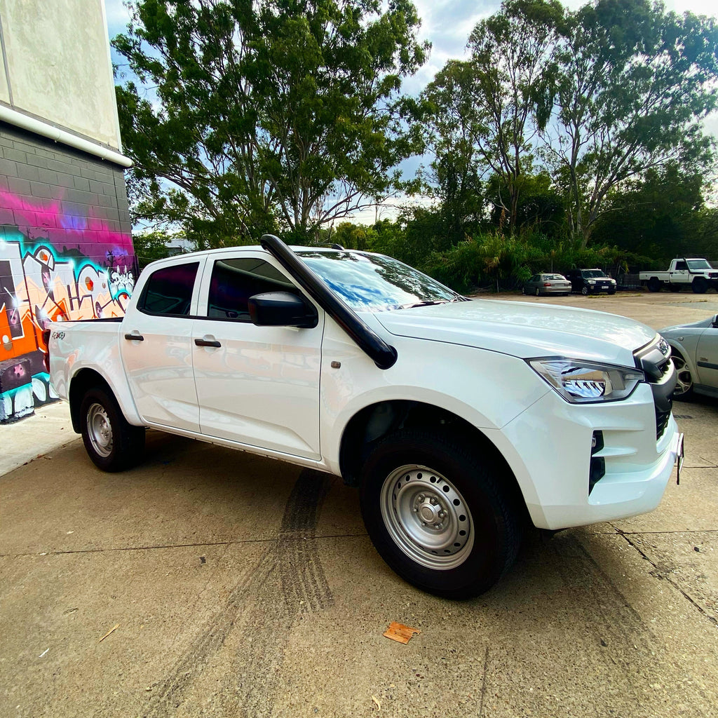 TWIN 2021 MAZDA BT-50 (new shape) 4" Stainless Steel Snorkel Kit