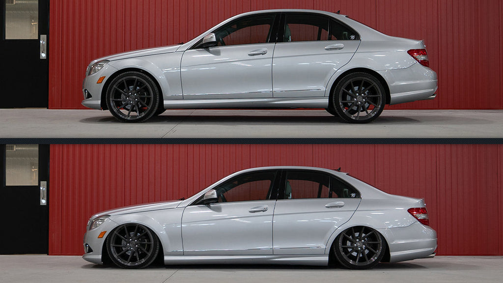 Mercedes Benz E320 10-17 Air Lift Performance 3P Air Suspension with KS RACING Air Struts