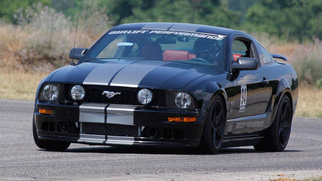 Ford Mustang S197 05-14 Air Lift Performance 3P Air Suspension with KS RACING Air Struts