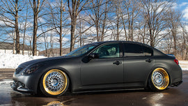 Infiniti G35x 07-08 Air Lift Performance 3P Air Suspension with KS RACING Air Struts