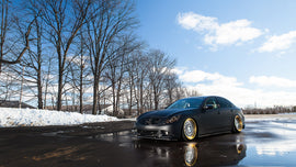 Infiniti G35x 07-08 Air Lift Performance 3P Air Suspension with KS RACING Air Struts