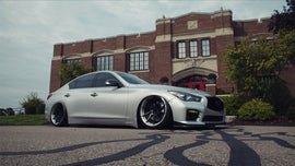 Infiniti Q60 14-22 Air Lift Performance 3P Air Suspension with KS RACING Air Struts