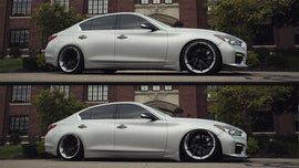 Infiniti Q60 14-22 Air Lift Performance 3P Air Suspension with KS RACING Air Struts