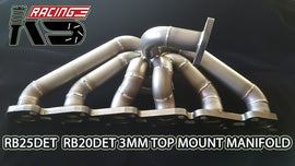 Nissan RB25DET RB20DET 3mm Top Mount Manifold