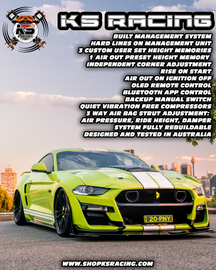 Ford Mustang D2C / S197 05-14 Premium Wireless Air Suspension Kit - KS RACING