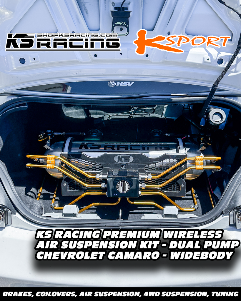 Chevrolet Camaro Premium Wireless Air Suspension Kit - KS RACING