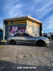 Mercedes Benz C-Class W205 2WD, C63 C63S AMG 15-UP Premium Wireless Air Suspension Kit - KS RACING