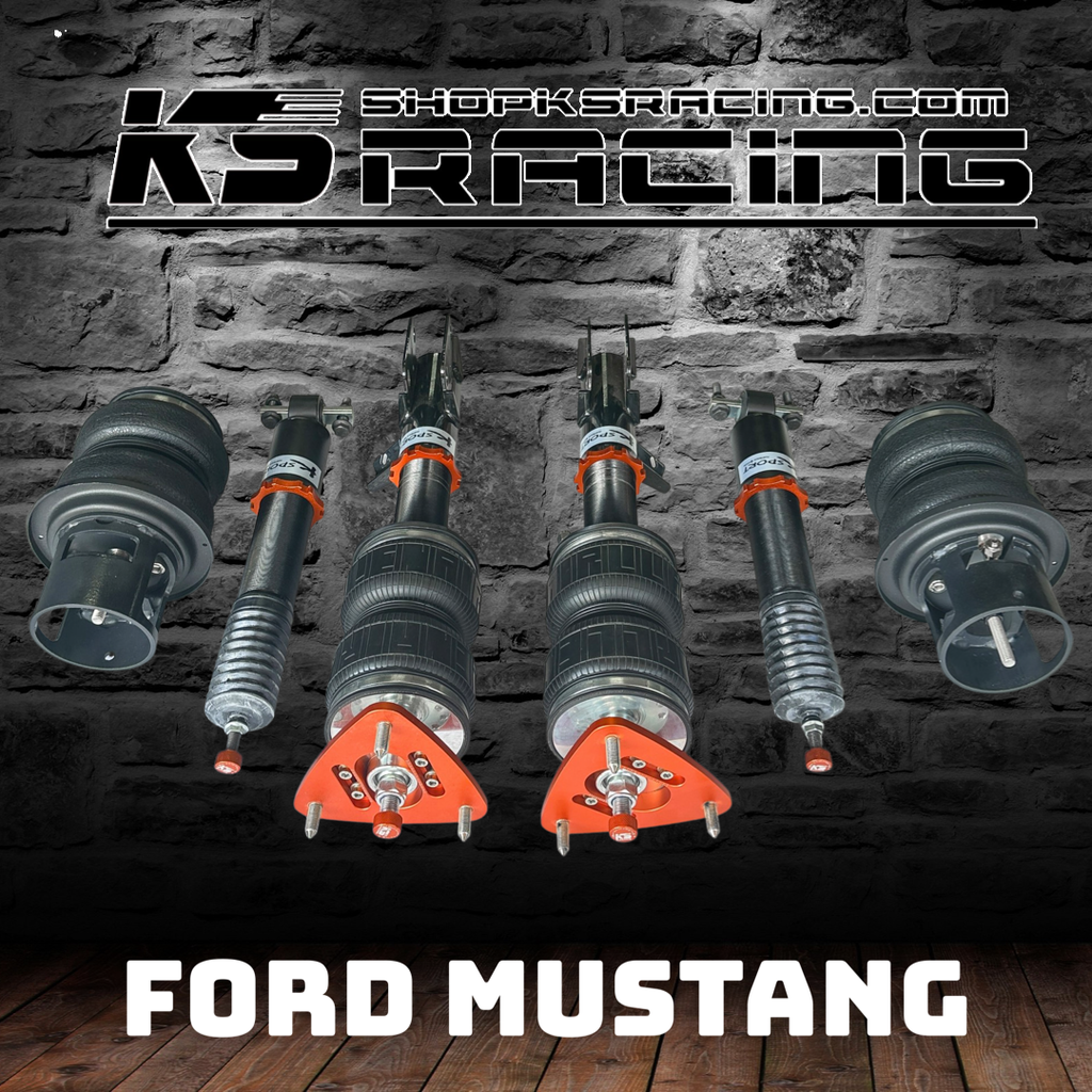 Ford Mustang D2C / S197 05-14 Premium Wireless Air Suspension Kit - KS RACING