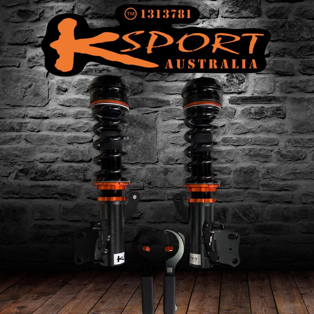 Holden Commodore VE Front Coilovers with Strut Tops - KSPORT Front Coilover Kit — KS Racing Australia