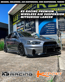 Mitsubishi Lancer 08-17 Premium Wireless Air Suspension Kit - KS RACING