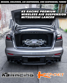 Mitsubishi Lancer 08-17 Premium Wireless Air Suspension Kit - KS RACING