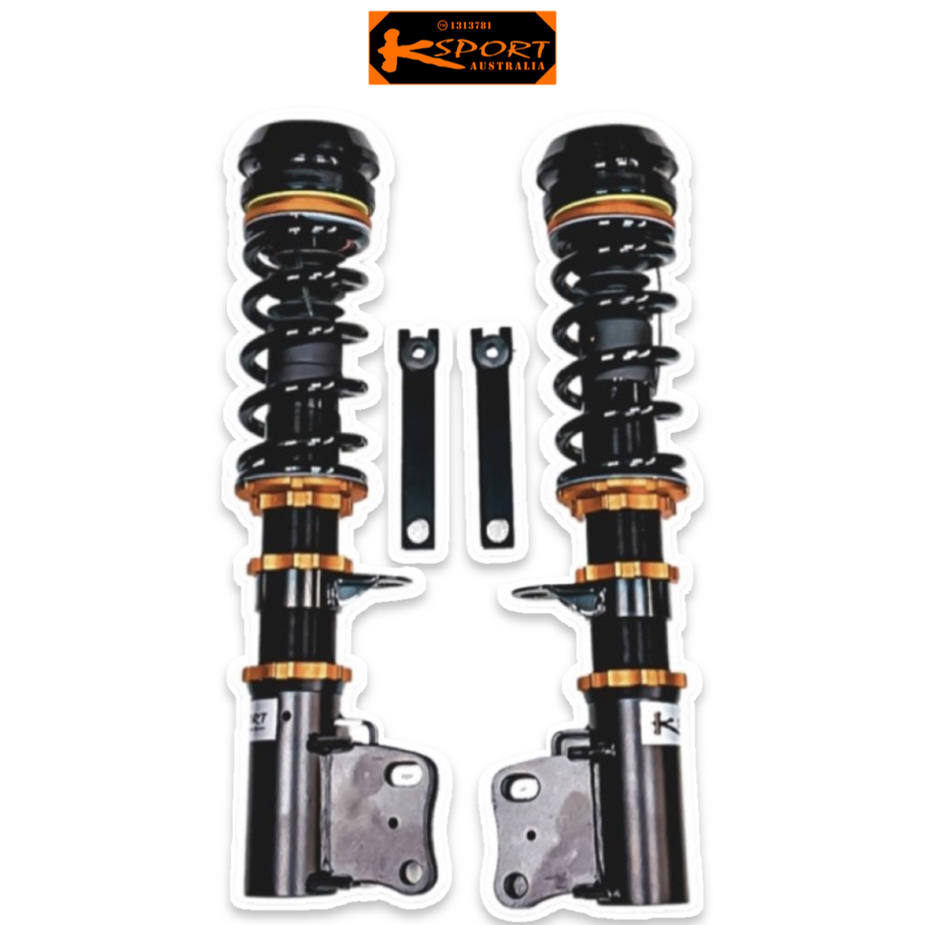 Holden Commodore VR VS Ute Solid Diff Front Only with Strut Tops - KSPORT Front Coilover Kit