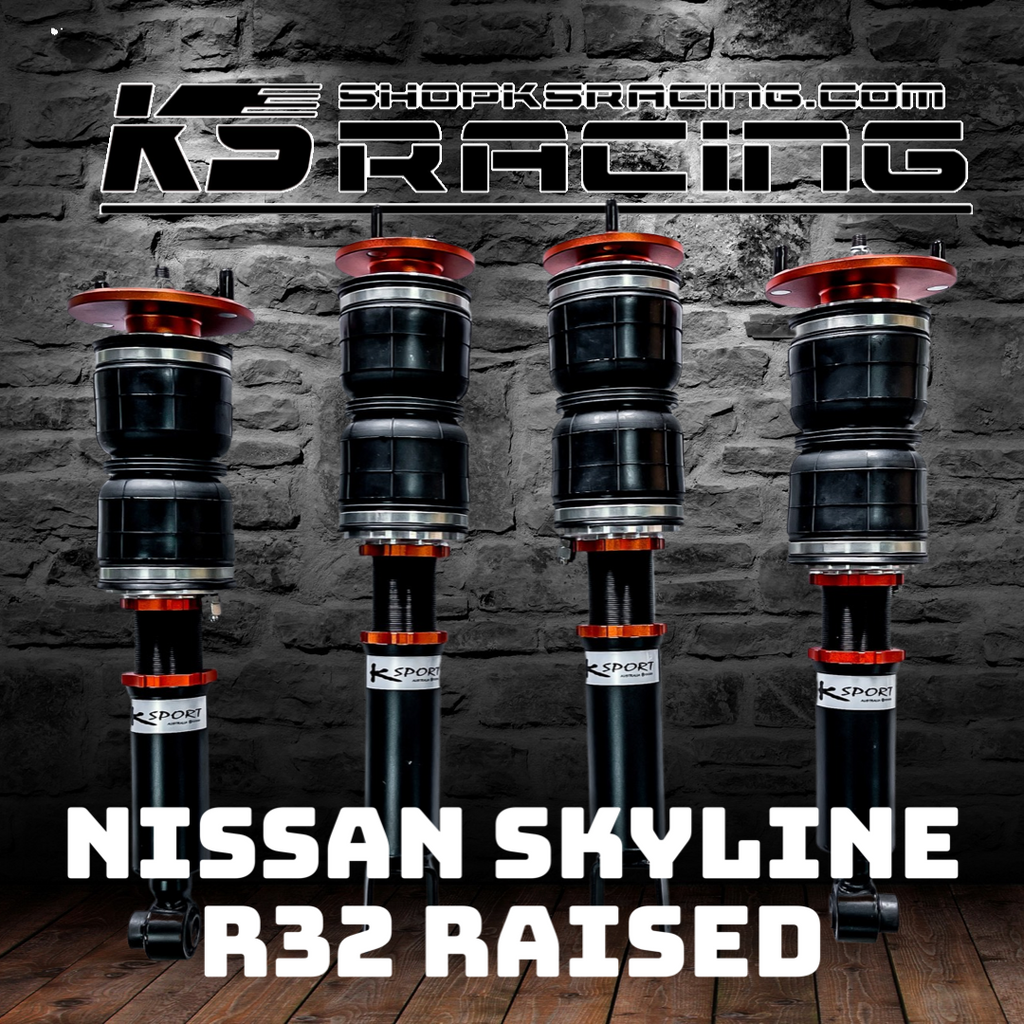 Nissan Skyline R32 GTR Air Suspension Air Struts Front and Rear - K SPORT
