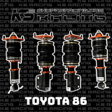 Toyota 86 Air Suspension Air Struts Front and Rear - K SPORT